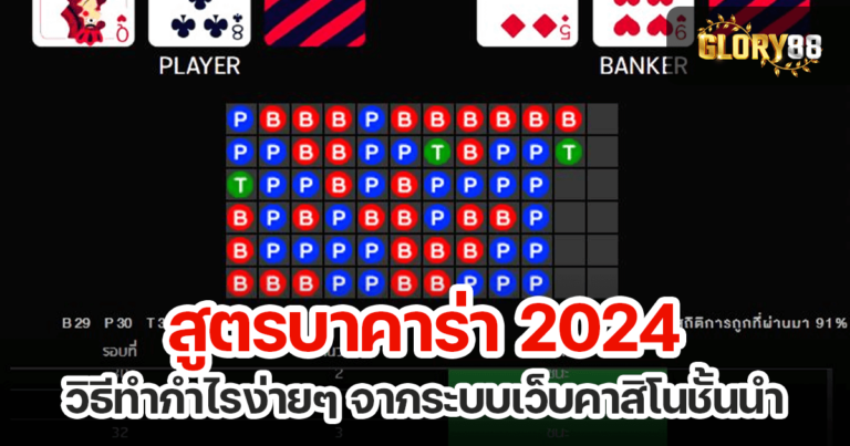 สูตรบาคาร่า 2024