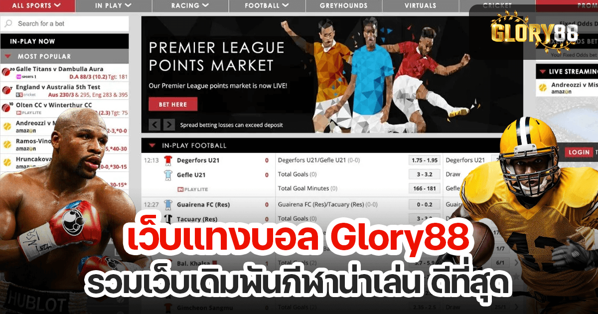 เว็บแทงบอล Glory88